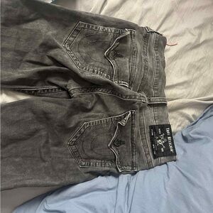 True Religion Charcoal Denim Pants